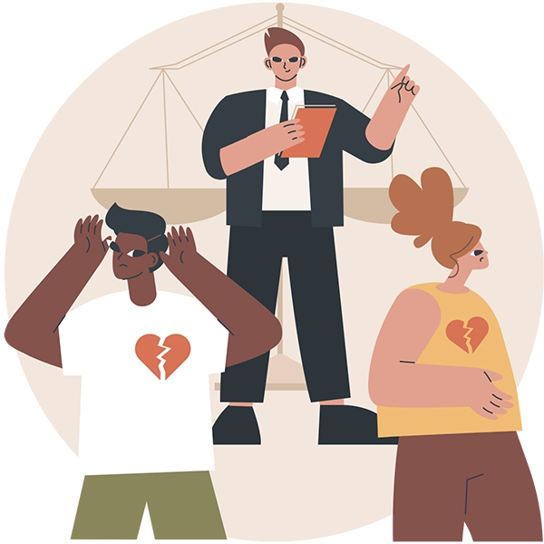 Ilustracion de Divorcio
