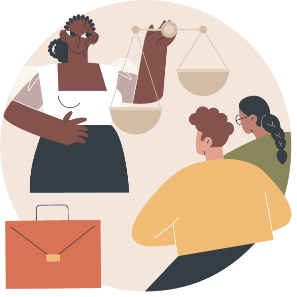 Ilustracion de Mediación