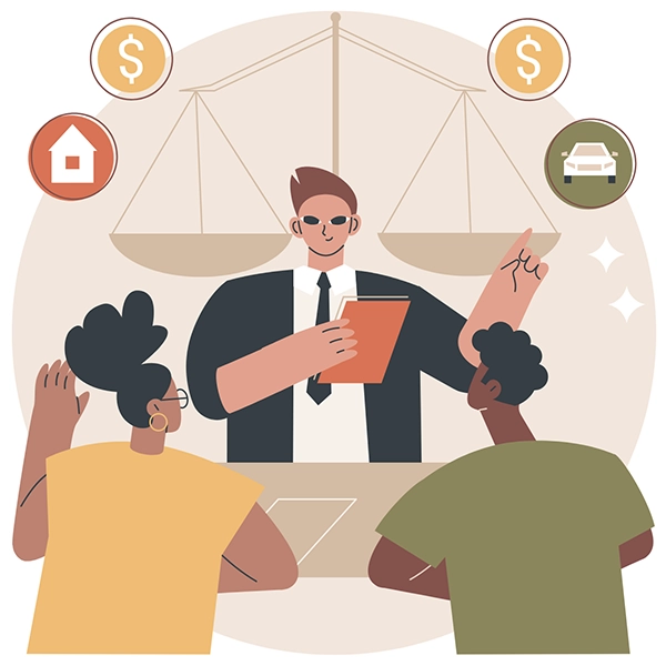 Ilustracion de Transacción